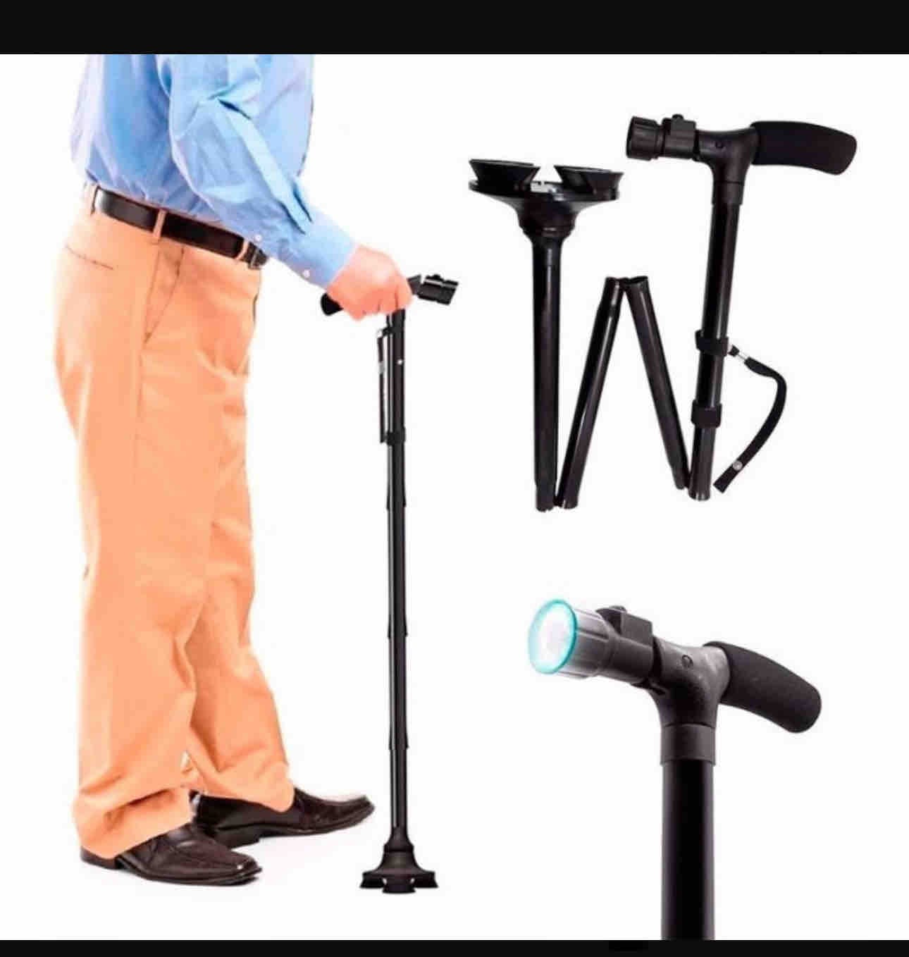 Miniatura 2 de BASTON ORTOPEDICO CON LINTERNA